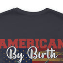 American by Birth, Veteran by Choice: Patriotic Military Design T-Shirt for True Patriots