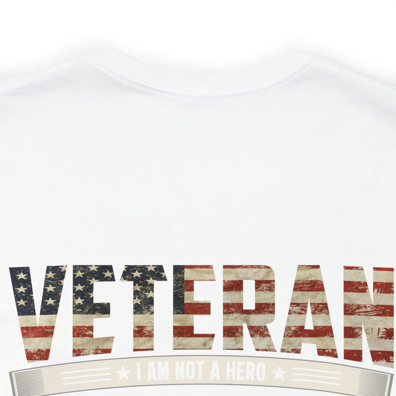 Walk of Honor: Military Design T-Shirt - Proud American Veteran, Standing Beside Heroes