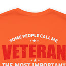 Mom: The Greatest Title, Veteran: The Noble Service - Military Design T-Shirt