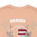 Wisdom in Service: Military Design T-Shirt Celebrating Soldiers' Critical Thinking