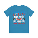 Dual Titles of Strength: Military Design T-Shirt - 'I Have Two Titles - Veteran and Mom, and I Rock Them Both!'