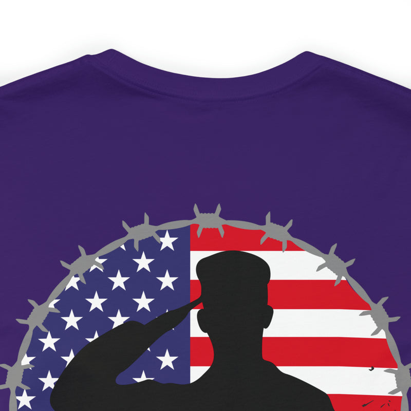 Gratitude Unveiled: Thank You Veterans Military Design T-Shirt