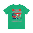 Proud Grandpa: Military Design T-Shirt Celebrating Generations of Service