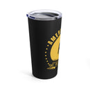 America's Finest: 20oz Black Military Design Tumbler - Army Veteran