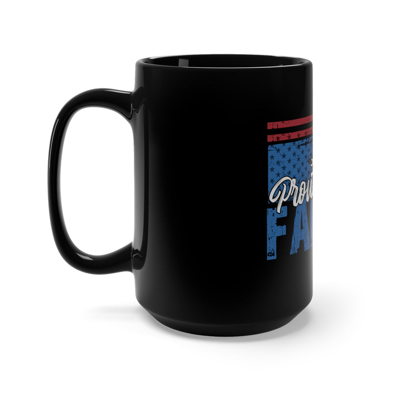 Pride in Our Army Family: 15oz Military Design Black Mug for Loved Ones