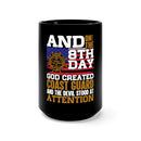 Coast Guard - On the 8th Day 15oz Military Design Black Mug - Honoring Courage and Resolve!