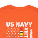 US Navy Vietnam Veteran Tribute: Military-Style T-Shirt Honoring Service and Sacrifice