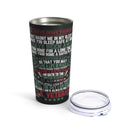 I Have Done Things: U.S. Veteran 20oz Military Design Tumbler - Black Background