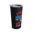 Supporting an Awesome Veteran: 20oz Military Design Tumbler for Proud Husbands with Style