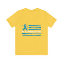 PTSD Awareness Cotton T-Shirt, Not All Wounds Are Visible Design