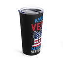 Proudly American: 20oz Military Design Tumbler - Veteran Made in USA, Served with Honor - Commemorate Duty and Patriotism!