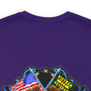 Honoring the Legacy: Military T-Shirt with 'Vietnam Veteran Double Flag' Design