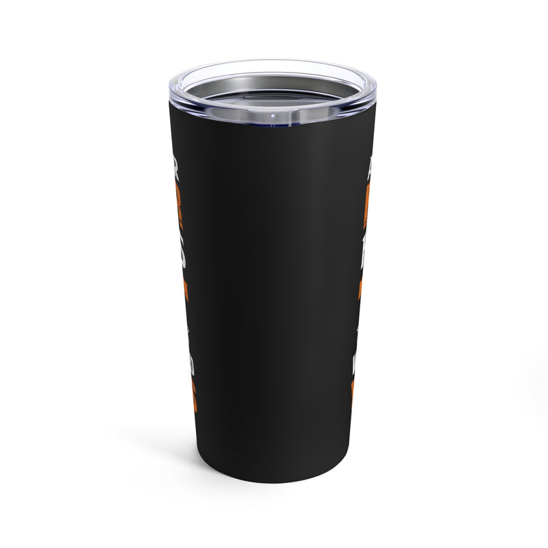 America Will Never Forget 20oz Military Design Tumbler - Black Background