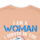 Proud Woman Veteran: Military Design T-Shirt - Breaking Barriers, Honoring Service