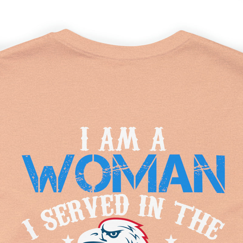 Proud Woman Veteran: Military Design T-Shirt - Breaking Barriers, Honoring Service