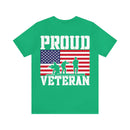 Proud Veteran: Military Design T-Shirt Honoring Courage and Dedication