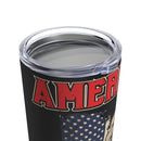 Youthful American Military Veteran - 20oz Military Design Tumbler: Embrace the Pride