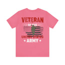 United States Army Veteran: Pride in Military Design T-Shirt