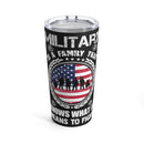 Bonded in Battle: Military Design Tumbler - 20oz