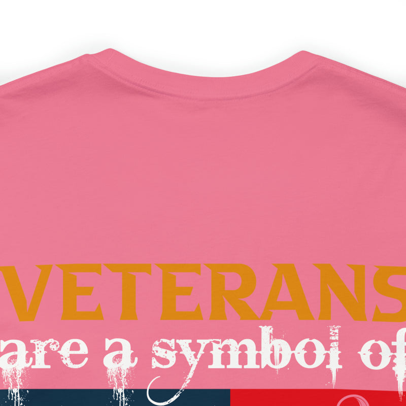 Nation's Pride: Military Design T-Shirt Celebrating Veterans