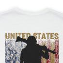 United States Veteran: Honoring Service with Military Design T-Shirt