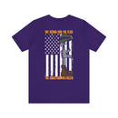 United in Resilience: Military T-Shirt with 'We Stand for the Flag' Design