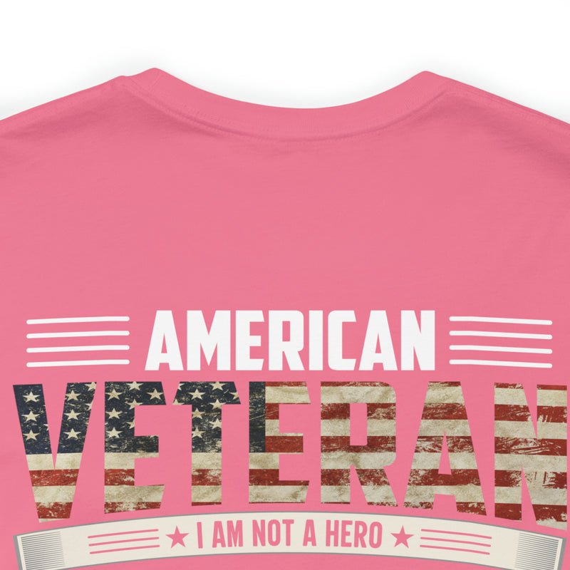 Walk of Honor: Military Design T-Shirt - Proud American Veteran, Standing Beside Heroes