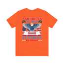 Patriotism Personified: Military Design T-Shirt - American by Birth, Veteran by Choice