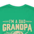 Fearless Patriarch: 'I'm a Dad, Grandpa, and a Veteran - Nothing Scares Me' Military Design T-Shirt