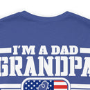 Unshakeable Legacy: 'I'm a Dad, Grandpa, and a Veteran - Fearless' Military Design T-Shirt