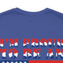 Proud to Be an American: Military Design T-Shirt Celebrating Patriotism