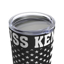 USS Kentucky SSBN 737: 20oz Military Design Tumbler - Black Background Edition