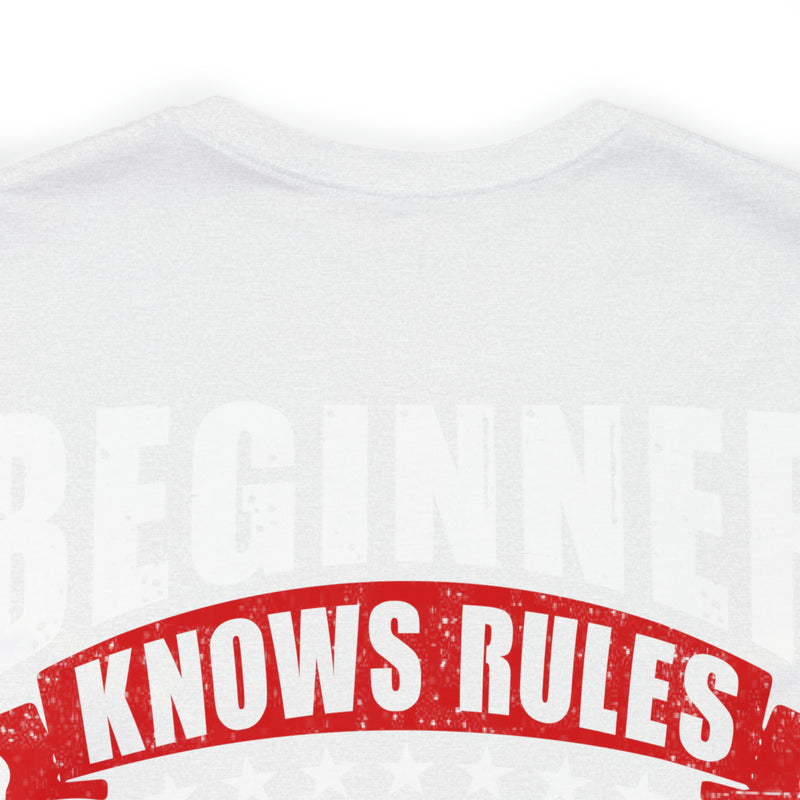 Beginners Know Rules, Veterans Know Exceptions Military Design T-Shirt