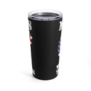 Defending Freedom: 20oz Military Design Tumbler for Advocates of Rights and Freedom