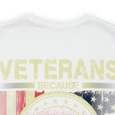 Veterans: American Heroes - Military Design T-Shirt for Patriotism and Appreciation