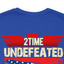 2Time Undefeated World War Champs Military Design T-Shirt: Show Your Pride!
