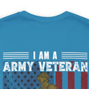Veteran's Wit and Skill: Military T-Shirt - 'I Am an Army Veteran, I Can Fix Stupid But It's Gonna Hurt