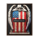 Guardian’s Grief” Framed Canvas