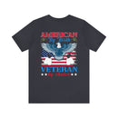 Patriotism Personified: Military Design T-Shirt - American by Birth, Veteran by Choice