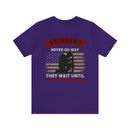 Ever Ready Veterans: Military Design T-Shirt - Always Prepared, Never Forgotten