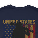 United States Veteran: Honoring Service with Military Design T-Shirt