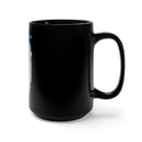 Walked the Walk: 15oz Military Design Black Mug - Proud U.S. Veteran's Journey