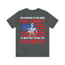 The Heart of the Army: Military Design T-Shirt - Soldiers Make the Army, Army Makes the Difference