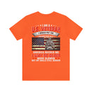 "Timeless Valor: 'U.S Veteran - Aging But Unyielding' T-Shirt - Celebrating Lifelong Skills & Dedication to America