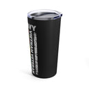 US Navy Vietnam Veteran 20oz Military Design Tumbler - Black Background