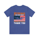 Veterans: Defenders of Freedom Military Design T-Shirt - Thank You for Your Unparalleled Service!