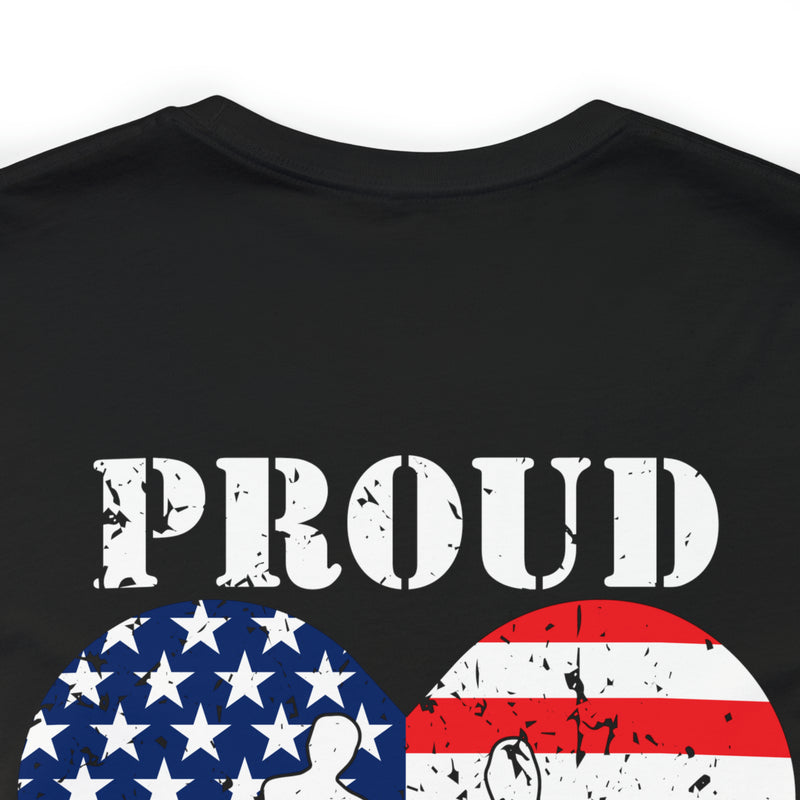 Proud Family Legacy: Military Design T-Shirt Celebrating Service and Unity