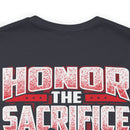 Patriotic Remembrance: Military Design T-Shirt - 'Honor the Sacrifice, Remember the Service