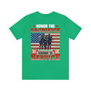 Remembering Sacrifice, Honoring Service: Military T-Shirt with Inspiring Design