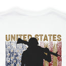United States Veteran: Honoring Service with Military Design T-Shirt